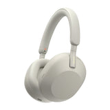 Sony WH-1000XM5 Wireless Noise Canceling Over-Ear Headphones (Silver) Bundle
