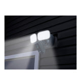 Lorex 2K Wired Smart Motion Detection Security Floodlight Camera with Night Vision (Black)