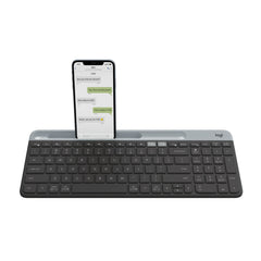 Logitech K585 Slim Multi-Device Wireless, Compact and Quiet Keyboard (Graphite)