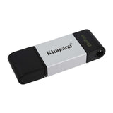 Kingston DataTraveler80 USB 3.2 Gen 1 Type-C Flash Drive, Up to 200MB/s Read (64GB, Metal)