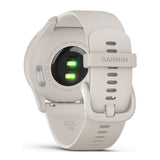 Garmin Vívomove Trend Hybrid Smartwatch with Silicon Band (Peach Gold Stainless Steel Bezel)