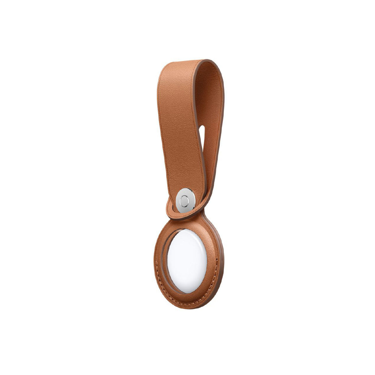 Apple Leather Loop for AirTag (Saddle Brown) (Open Box)