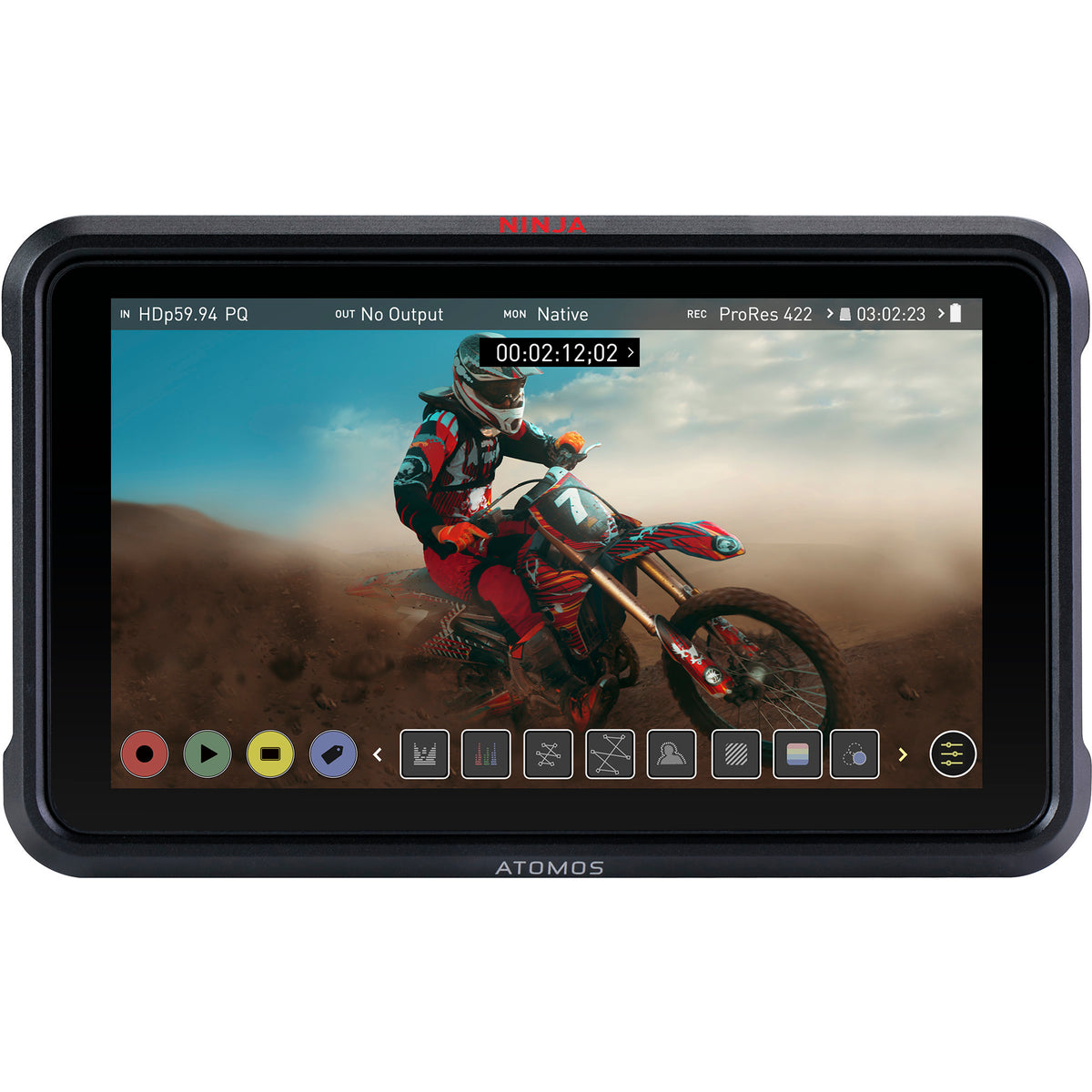 Atomos Ninja V 5-Inch HDR Daylight Viewable Portable Monitor/Recorder with Sunhood and Accessory Kit