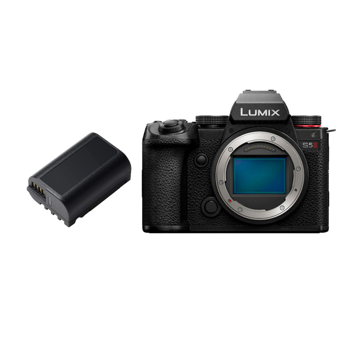 Panasonic LUMIX S5II 24.2MP Full Frame Mirrorless Camera with Phase Hybrid AF with Battery