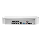 Lorex 4K 8-channel 3TB Wired NVR System with 6 Smart Deterrence Cameras (White)
