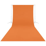 Westcott Pro Wrinkle-Resistant, Machine-Washable Backdrop (Tiger Orange, 9 x 20 Feet)