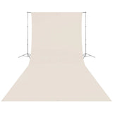 Westcott Wrinkle-Resistant, Machine-Washable Backdrop (Buttermilk White, 9 x 20 Feet)