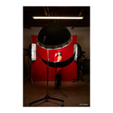 Westcott X-Drop Wrinkle-Resistant Backdrop, For Video Conferencing (Scarlet Red, 5 x 12 Feet)