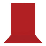 Westcott X-Drop Wrinkle-Resistant Backdrop, For Video Conferencing (Scarlet Red, 5 x 12 Feet)