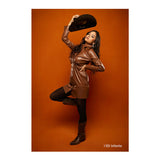 Westcott X-Drop Wrinkle-Resistant Backdrop, Perfect for Studios (Orange, 5 x 7 Feet)