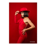 Westcott X-Drop Wrinkle-Resistant Backdrop, Perfect for Video Conferencing (Scarlet Red, 5 x 7 Feet)