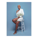 Westcott X-Drop Wrinkle-Resistant Backdrop Perfect for Video Conferencing (Pastel Blue, 5 x 7 Feet)