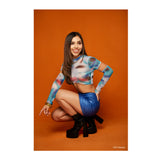 Westcott X-Drop Pro Wrinkle-Resistant Backdrop (Tiger Orange, 8 x 8 Feet)