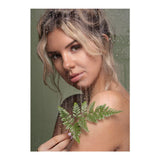 Westcott X-Drop Wrinkle-Resistant Backdrop, For  Video Conferencing (Light Moss Green, 5 x 7 Feet)