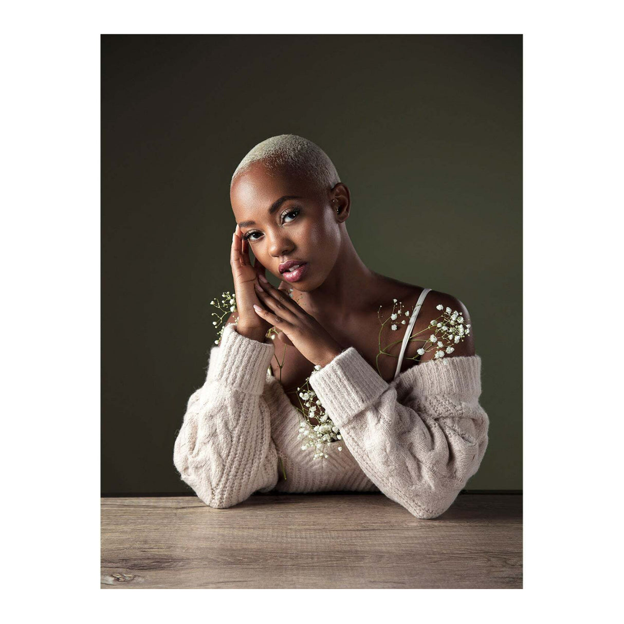 Westcott X-Drop Pro Wrinkle-Resistant Backdrop (Light Moss Green, 8 x 8 Feet)