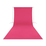 Westcott Wrinkle-Resistant, Machine-Washable Backdrop (Dark Pink, 9 x 20 Feet)
