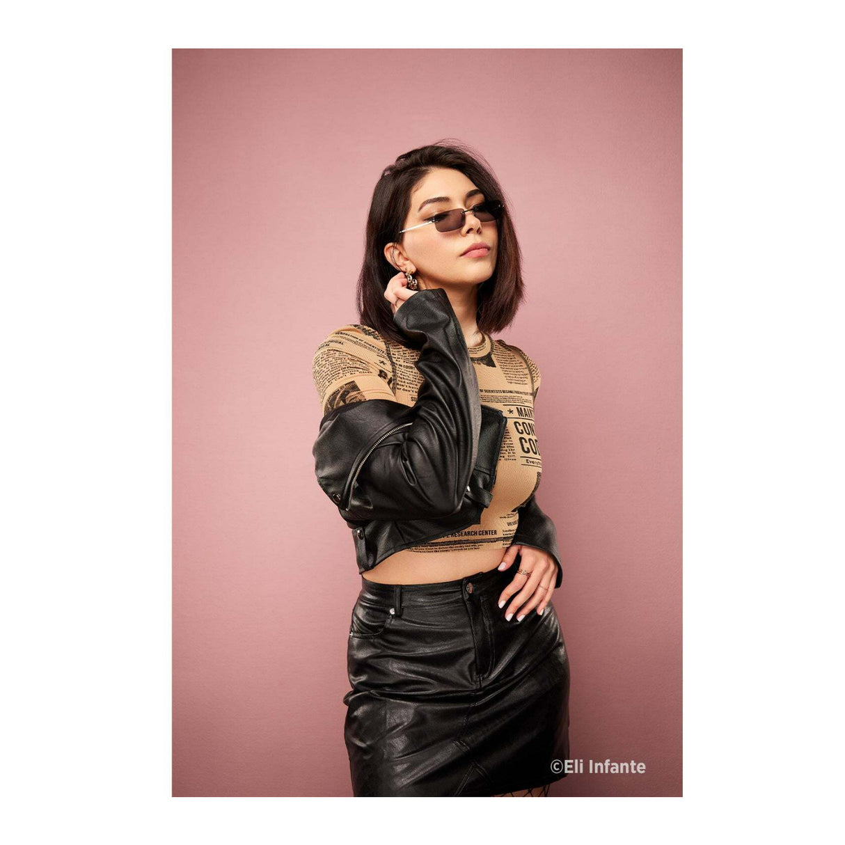 Westcott X-Drop Pro Wrinkle-Resistant Backdrop (Blush Pink, 8 x 8 Feet)