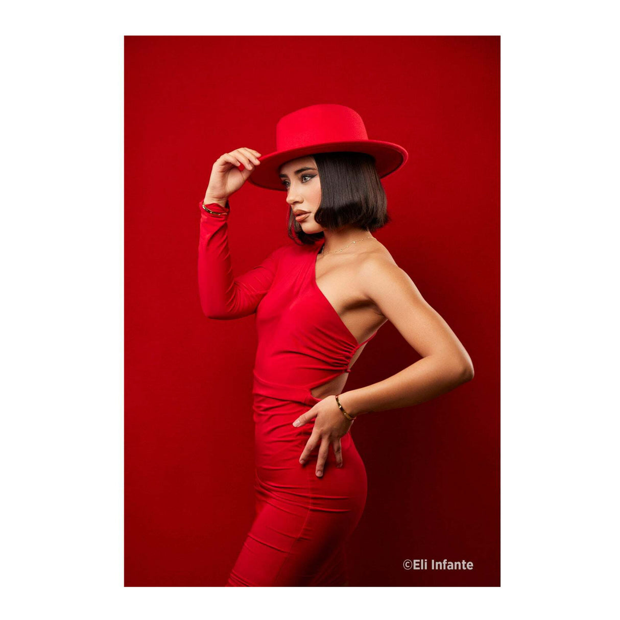 Westcott X-Drop Pro Wrinkle-Resistant Backdrop (Scarlet Red, 8 x 8 Feet)