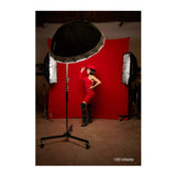Westcott X-Drop Pro Wrinkle-Resistant Backdrop (Scarlet Red, 8 x 8 Feet)