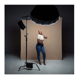 Westcott X-Drop Pro Wrinkle-Resistant Backdrop (Brown Sugar, 8 x 8 Feet)