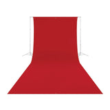 Westcott Wrinkle-Resistant, Machine-Washable Backdrop (Scarlet Red, 9 x 20 Feet)