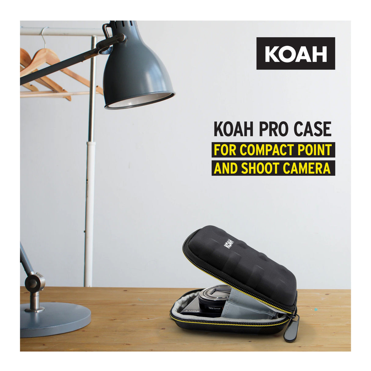 Koah Case for Compact Point and Shoot Cameras (Black)