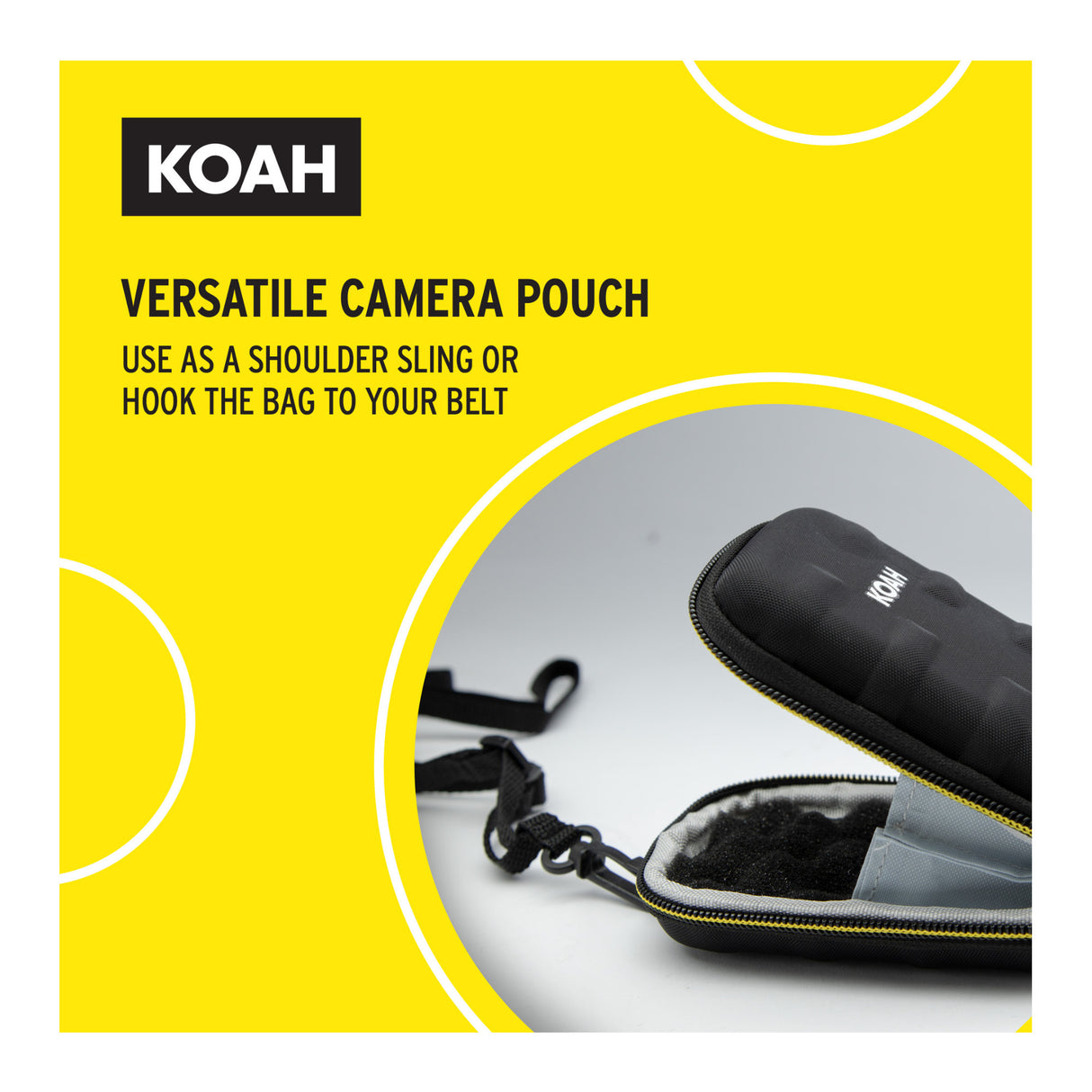 Koah Case for Compact Point and Shoot Cameras (Black)