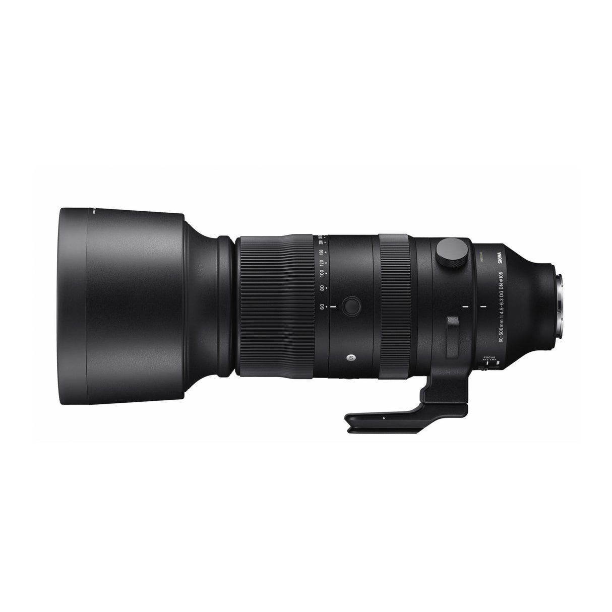 Sigma 60-600mm F4.5-6.3 DG DN OS Sports Lens for Sony E Mount with 1 TB Hard Drive, Lens Hood Bundle