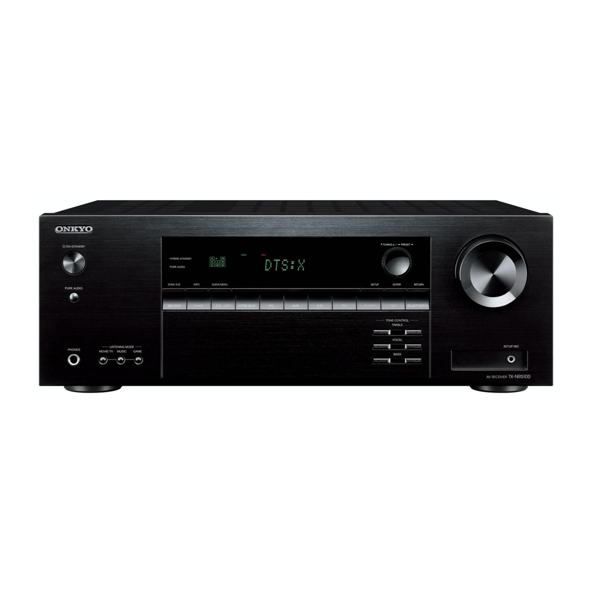 Onkyo TX-NR5100 7.2-Channel 8K AV Receiver with Dolby Atmos Virtualizer (Black)