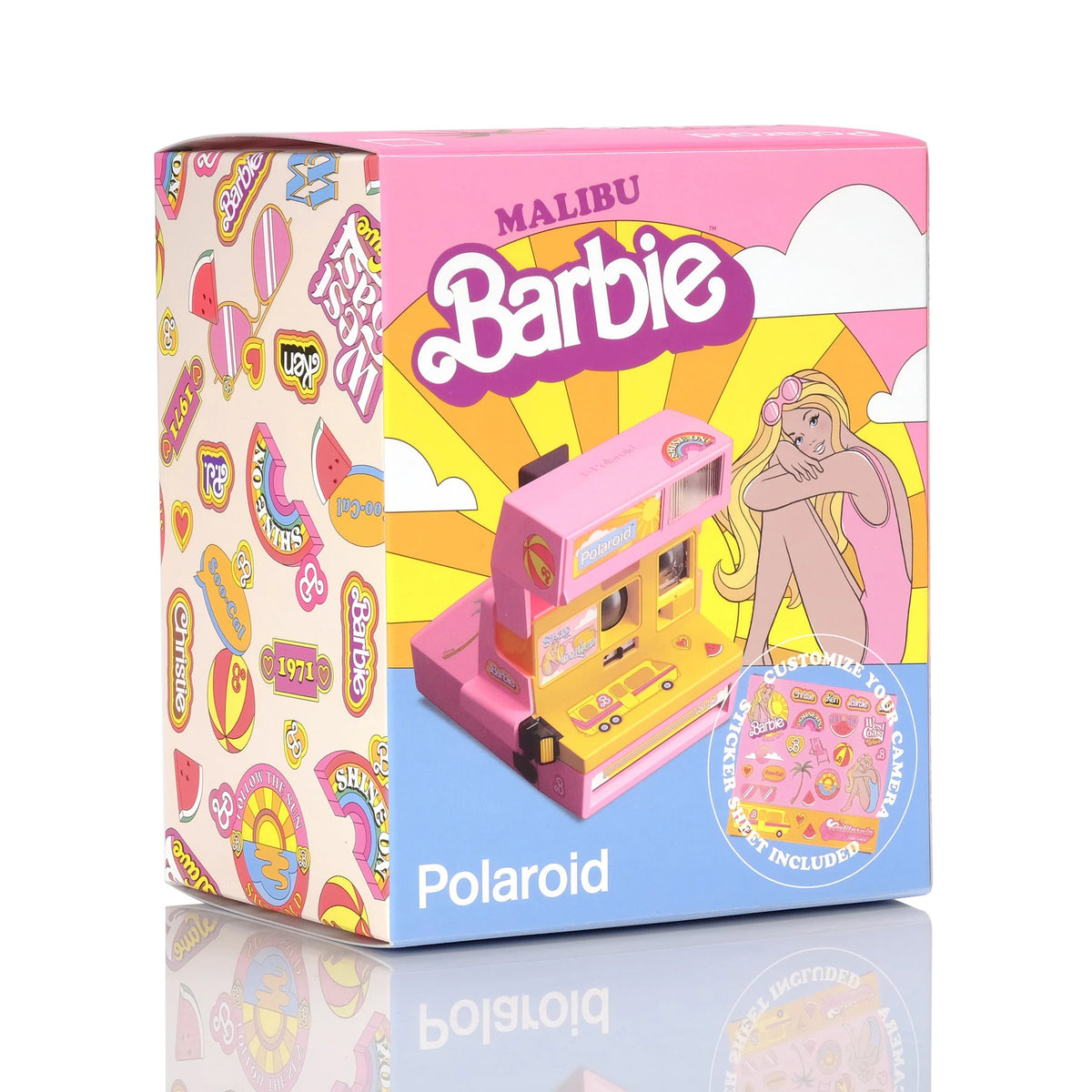 Polaroid 600 Instant Film Camera - Malibu Barbie