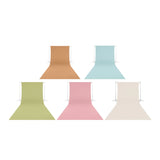Westcott 9' x 20 Photo Backdrops 5-Pack Colors (Brown, White, Blue, Green, Pink)