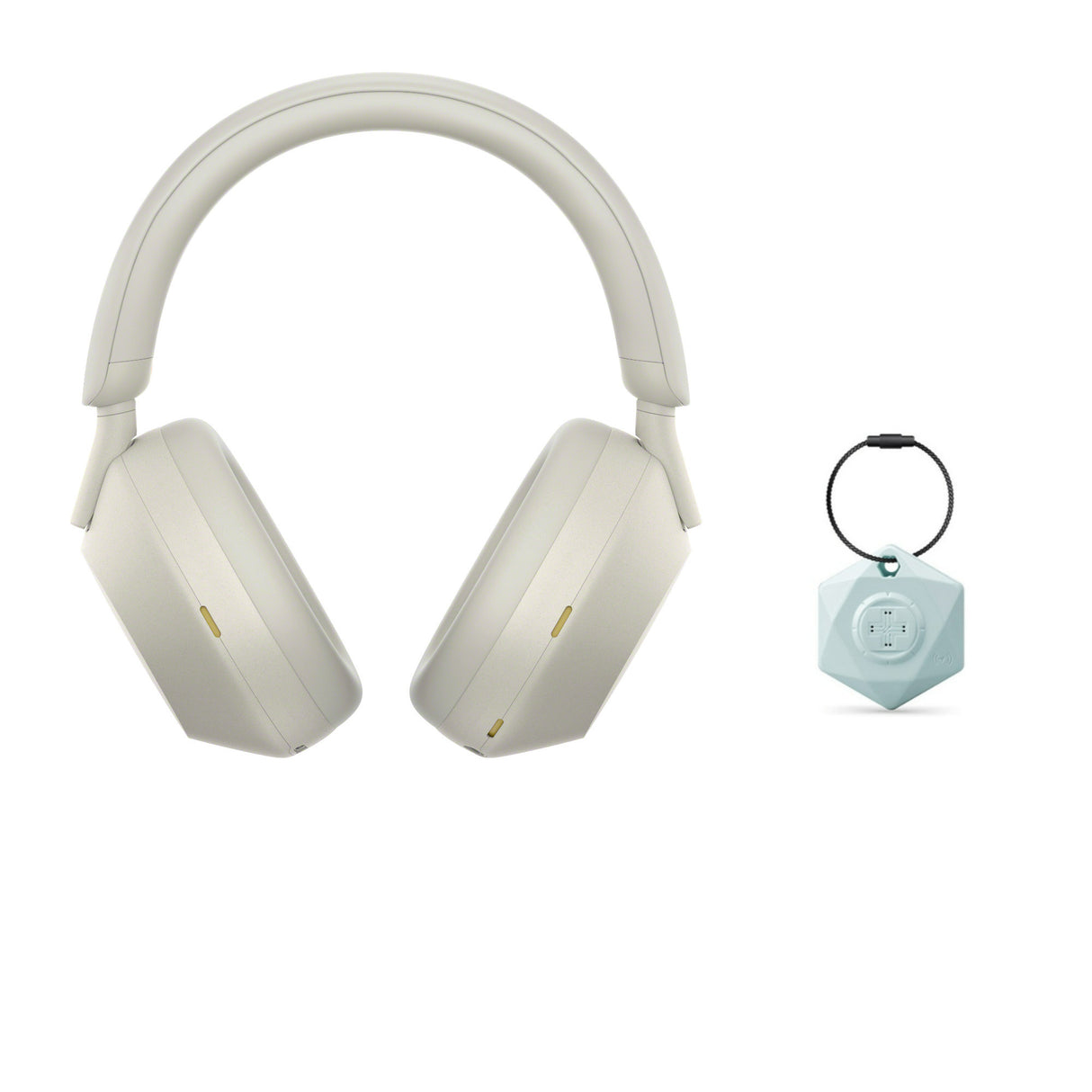 Sony WH-1000XM5 Wireless Noise Canceling Over-Ear Headphones (Silver) Bundle