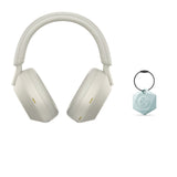 Sony WH-1000XM5 Wireless Noise Canceling Over-Ear Headphones (Silver) Bundle