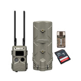 Cuddeback Tracks Black Flash Standalone Cell Camera with Power Bank, 32 BG Memory Card Bundle