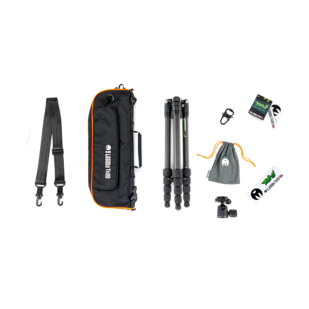 3 Legged Thing Punks Brian 2.0 Carbon Fibre, Stable, Compact, and Lightweight Tripod (Black)