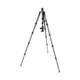 3-Legged Thing Legends Bucky Carbon Fiber Tripod Kit with AirHed Vu and 3 Detachable Legs (Black)