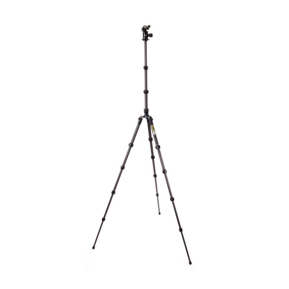3-Legged Thing Legends Bucky Carbon Fiber Tripod Kit with AirHed Vu and 3 Detachable Legs (Black)