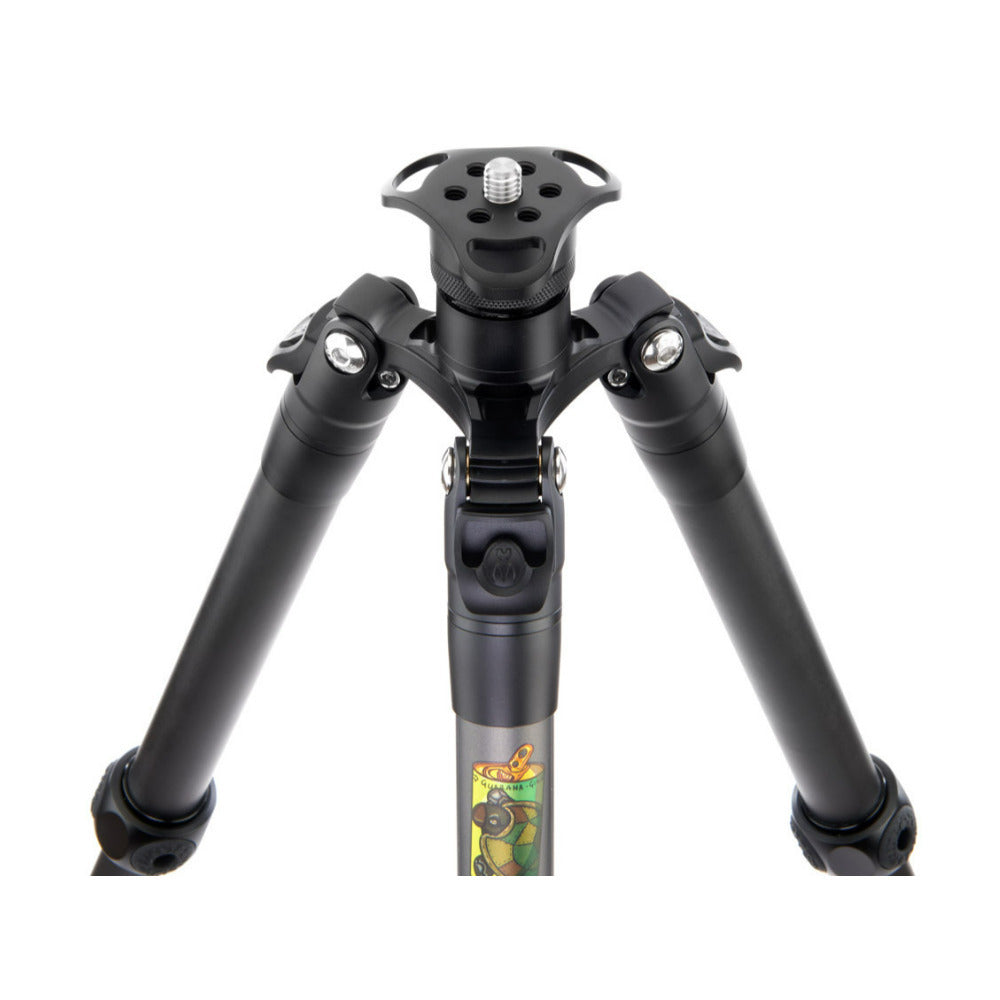 3-Legged Thing Legends Bucky Carbon Fiber Tripod Kit with AirHed Vu and 3 Detachable Legs (Black)