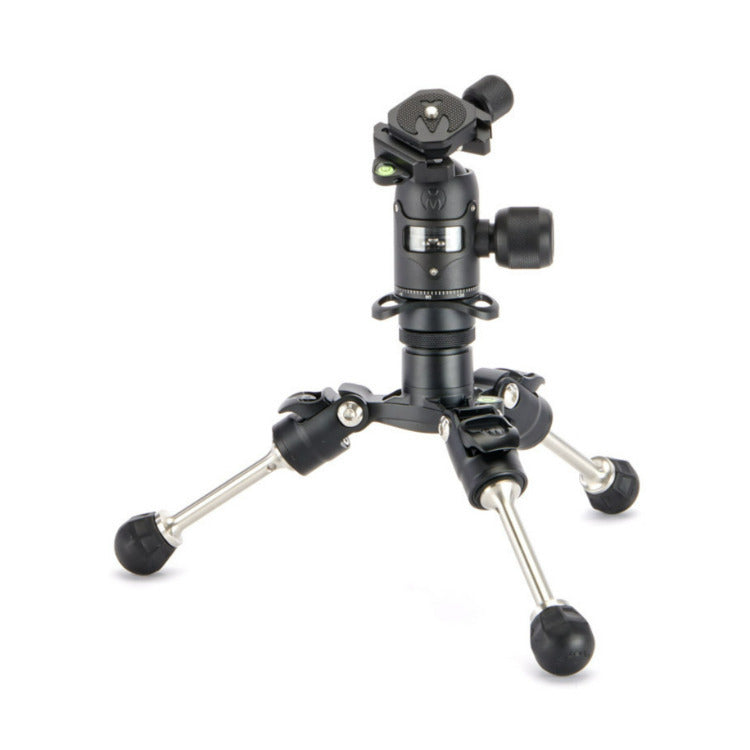 3-Legged Thing Legends Bucky Carbon Fiber Tripod Kit with AirHed Vu and 3 Detachable Legs (Black)