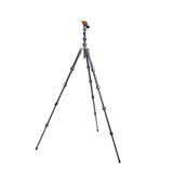 3-Legged Thing Albert 2.0 Carbon Fiber Tripod Kit with AirHed Pro and Three Detachable Legs (Gray)