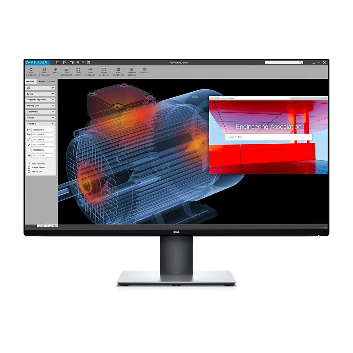 Dell UltraSharp 31.5-Inch 4K LED USB-C, HDMI, DisplayPort U3219Q Monitor