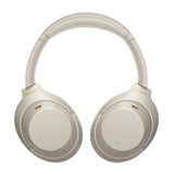 Sony WH-1000XM4 Wireless Noise Canceling Over-Ear Headphones (Silver) Bundle with Keychain Finder