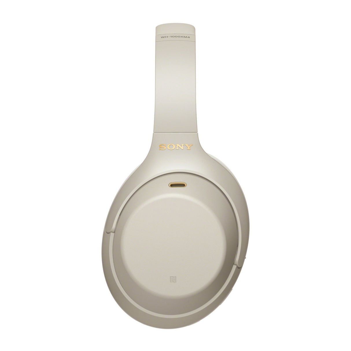 Sony WH-1000XM4 Wireless Noise Canceling Over-Ear Headphones (Silver) Bundle with Keychain Finder