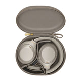 Sony WH-1000XM4 Wireless Noise Canceling Over-Ear Headphones (Silver) Bundle with Keychain Finder