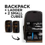 Nomatic Mckinnon 25L Durable Camera Backpack with Two Small Cube Divider (Black)
