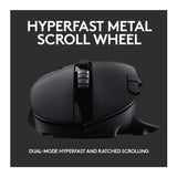 Logitech G604 Gaming Mouse with 15 Programmable Controls and 240 Hours Battery Life (Black)