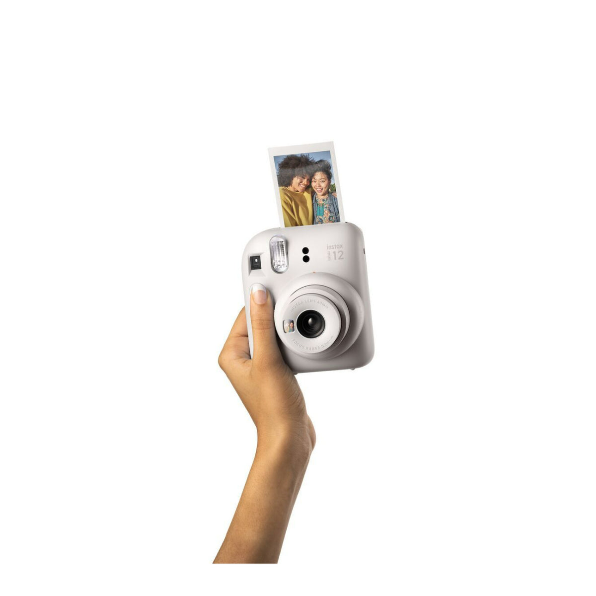 Fujifilm Instax Mini 12 with 60mm Instax Mini Lens (Clay White)