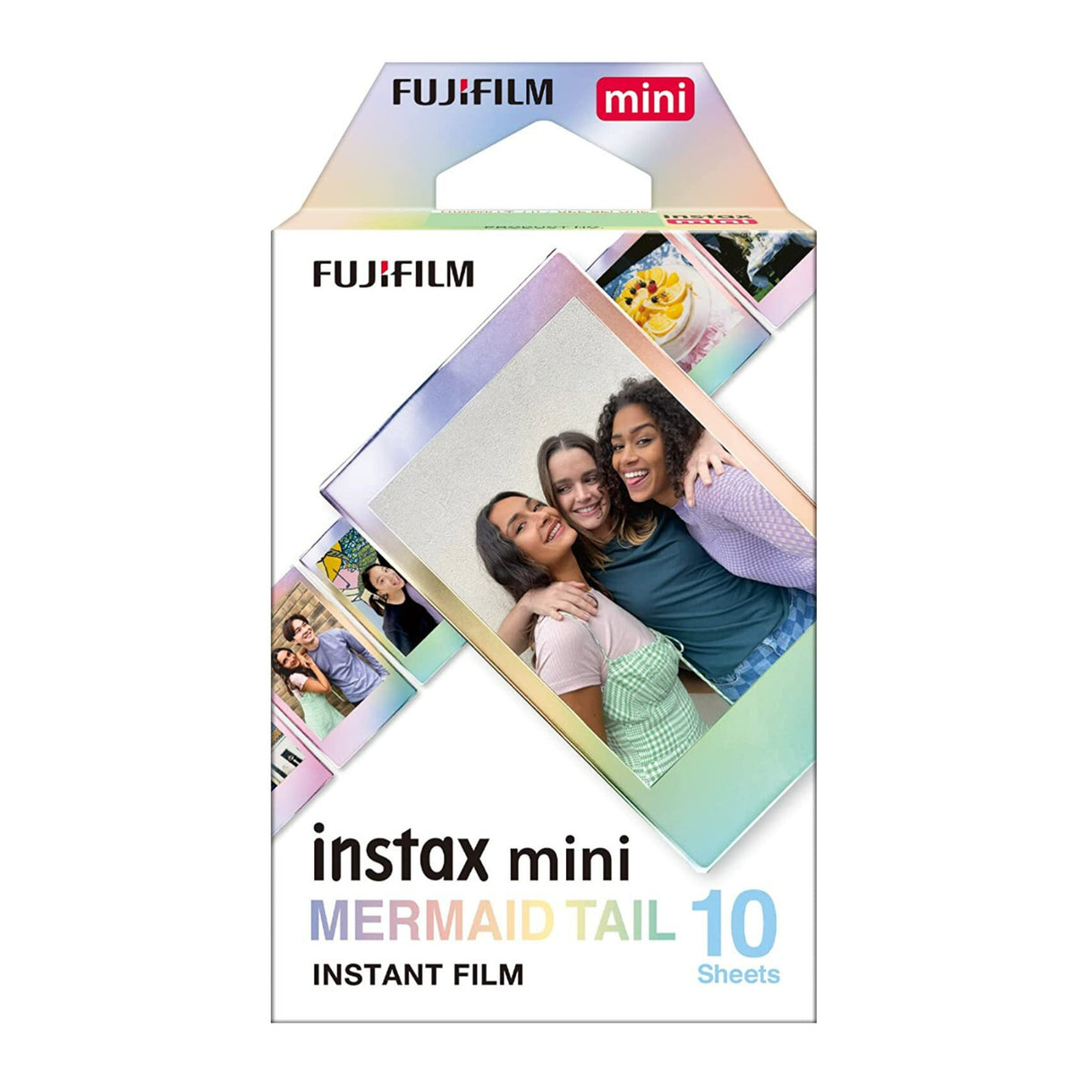 Fujifilm Instax Mini Mermaid Tail Film, Glitter Styles (10 Exposures) 3-Pack