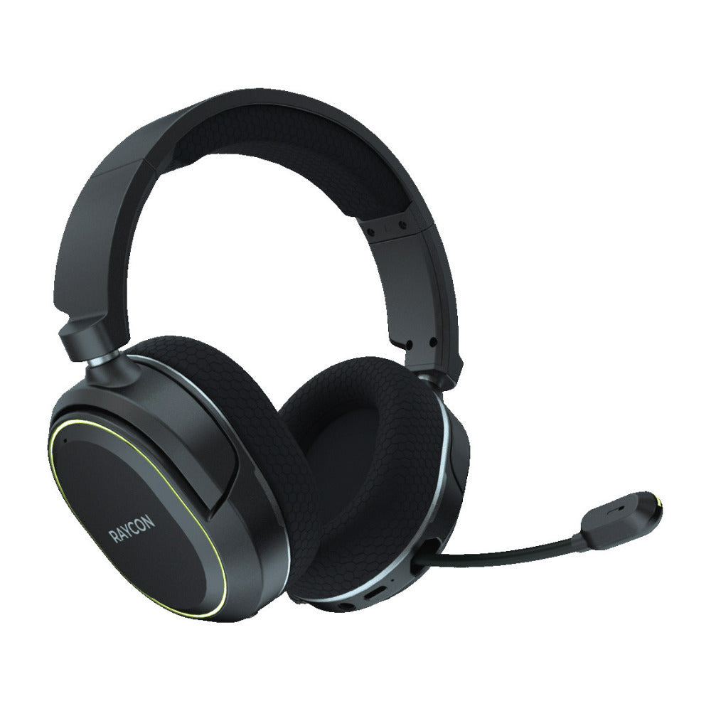 Raycon Gaming Wireless Headphones with Retractable HD Mic (Deep Space Black)