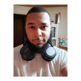 Raycon Gaming Wireless Headphones with Retractable HD Mic (Deep Space Black)